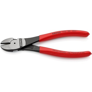 For 180mm Metric Polished Chrome Vanadium Steel Industrial Grade Heavy-duty <b>Side</b> <b>Cutters</b> with 0 Jaw Bend Plastic Coating - Product Image 6