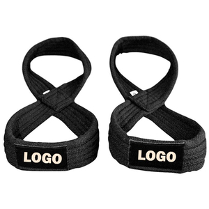 Sangles d'haltérophilie en coton avec logo personnalisé pour salle de sport et levage de puissance-Antidérapant et respirant - Product Image 2