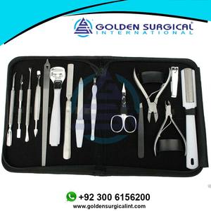 Kit de toilettage professionnel, limes à pieds, ciseaux à ongles, logo personnalisé, marque privée, kit de manucure et pédicure en gros - Product Image 6