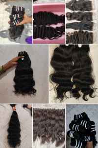 Cheveux vierges Remy de qualité supérieure 12a, fournisseur en vrac, cheveux indiens naturels, lisses, ondulés, bouclés, tissages Burdekin - Product Image 5