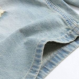 Pantalones Cortos de Mezclilla para Hombre Hechos a Medida, Diseño Nuevo, 100% Algodón, Venta en Línea - Product Image 5