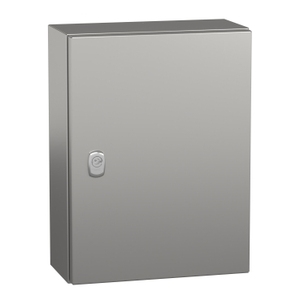 Contenitori Elettronici SCHNEIDER ELECTRIC NSYS3X4315 SPACIAL S3X in Acciaio Inox 304L, Finitura Scotch Brite H400xW300xD150 - Product Image 1