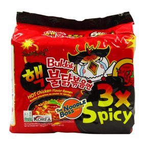 Samy ANG buldak บะหมี่แป้งสาลีผัดสำเร็จรูปรสเผ็ด3X 140กรัมกล่อง/ถุงจำนวนมาก - Product Image 2