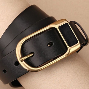 เข็มขัดหนังสำหรับผู้หญิงและผู้ชายสายรัดลำลองเข็มขัดปรับได้เข้าได้กับทุกชุดเข็มขัดหนังสำหรับผู้ชาย - Product Image 5