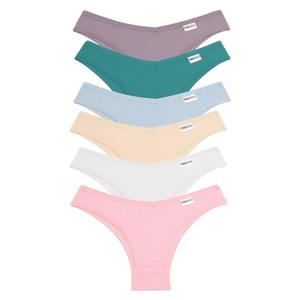 2025 élégant respirant culotte haute qualité décontracté plaine culotte nouvelles femmes 100% coton personnalisé culotte - Product Image 1