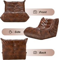 Pouf Chaises longues Pouf Fauteuil Pouf Canapé paresseux en mousse à mémoire de forme