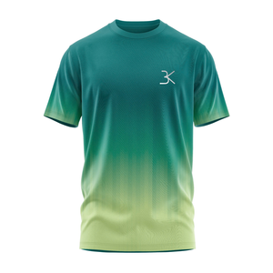 เสื้อยืดระบายอากาศได้ดีแบบกำหนดเองสำหรับกีฬาโพลีเอสเตอร์สแปนเด็กซ์เสื้อยืดผู้ชายชุดเล่นฟุตบอลโรงงานในเวียดนาม - Product Image 1