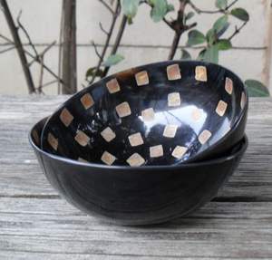 Bol de service profond en corne de buffle artisanale indienne, bol en corne naturelle pour la cuisine traditionnelle, meilleure qualité, le plus vendu - Product Image 3