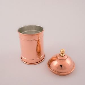 Copper Container Dome Lid Storage <b>Jar</b> Classic Copper <b>Jar</b> Traditional Canister Set From Best Copper Products Manufacturer - Product Image 3