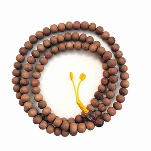 Cuentas de madera Mala colgante y collar hecho a medida diseño clásico moda joyería hecha a mano encanto cuentas de madera Mala - Product Image 2