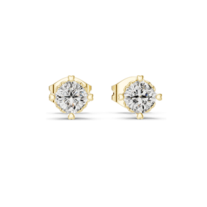 Pendientes de Diamantes de Laboratorio de 1 Quilate para Mujer, Claridad VVS-VS EF, Oro de 18 Quilates, 14 Quilates, 10 Quilates y Plata 925, Oro Rosa, Amarillo y Blanco - Product Image 6