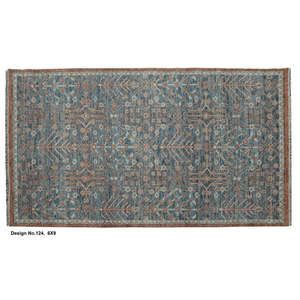 Tapis indien moderne noué à la main 6'0 x 9'0 - Product Image 1