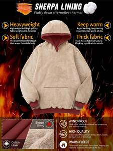 เสื้อฮู้ดผู้ชายผ้าฝ้ายผสมฝรั่งเศสเทอร์รี่โลโก้ตามสั่ง - Product Image 3