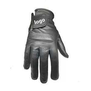 Gants de golf pour hommes en peau de mouton personnalisés en gros, respirants, antidérapants, avec logo personnalisé et protection UV - Product Image 1