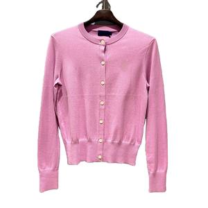 Cárdigan de Mujer para Otoño/Invierno, Cuello en V, 100% Algodón, Transpirable, Corte Holgado, Tallas Grandes, Logotipo Frontal, Manga Larga, Precio al por Mayor - Product Image 5