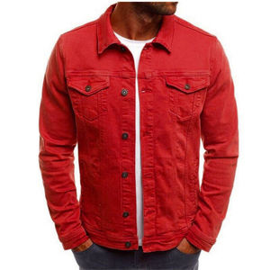 Unisex Denim <b>Jacket</b> Wholesale 2026 New Fashion <b>Canvas</b> Stand Collar Front Logo Custom Color Casual Cotton Denim <b>Jackets</b> - Product Image 5