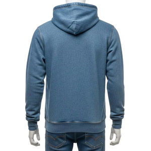Sudaderas con capucha de tela vaquera para hombre, sudadera con estampado de transferencia de calor, ropa de calle informal con estilo, Sudadera con capucha para ropa de moda de invierno - Product Image 4