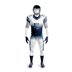 Uniformes de Fútbol Americano Estampados de Alta Calidad, Equipación Deportiva Premium, Transpirable, 100% Poliéster, Nuevo Diseño de Logotipo, Duradero - Product Image 6