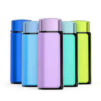 Briquet électronique portable rechargeable par USB, design coupe-vent pour une utilisation durable