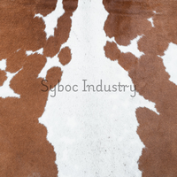 Cheveux de peau de vache sur le tapis en cuir de peau de vache véritable peaux de cuir respirantes brutes nouveau cuir d'animal de conception exotique