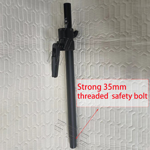 China <strong>Supplier</strong> M35 Pole Mount Speaker <strong>Stand</strong> for Subwoofer <strong>Crank</strong>-Up Adjustable Height Speaker Subwoofer Poles Mount Adapters - Product Image 3
