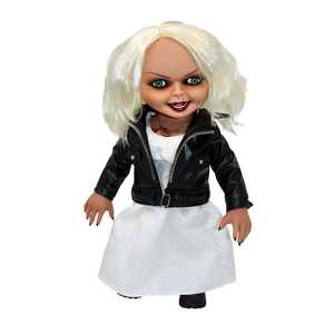 Muñeca Tiffany Hablante de Bride of Chucky, Juguete de Vinilo y Silicona de 15 Pulgadas para Niñas, Juguete Musical de Dibujos Animados a Pilas con Accesorios de Peluca - Product Image 6