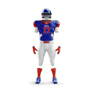 Meilleurs uniformes de football américain personnalisés 2026 pour adultes – Ensembles sans manches respirants imprimés 100 % polyester de haute qualité - Product Image 2