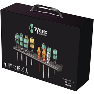 Juego de Destornilladores Wera Kraftform XXL de 12 Piezas, Planos, Phillips y Pozidriv, Mango Ergonómico - Product Image 3