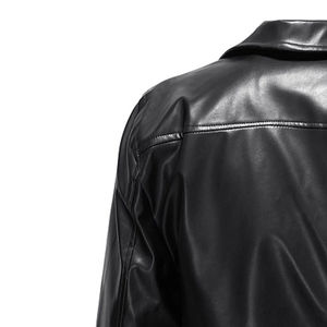 2025 OEM Original negro chaqueta de cuero de moto para hombre de alta calidad bajo Moq hecho a medida al por mayor chaqueta de moda de cuero - Product Image 4