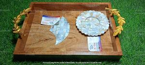 Juego de Frascos Acrílicos Ramadán Mubarak 2026 con Tapa Brillante de Perlas y Bandeja de Madera Premium con Incrustaciones, Perfecto para Regalos Festivos y Decoración de Mesa - Product Image 4