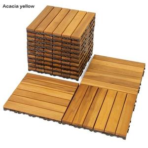 HPW-04 Balcon Extérieur Carrelage Texture Bois Massif du Vietnam Cour Décoration Isolation Thermique Fonction Antibactérienne - Product Image 1