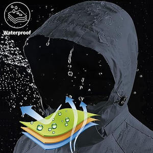 Chaqueta Impermeable Unisex de Alta Calidad con Cremallera y Diseño Personalizado para Hombre, Tejido Transpirable y Resistente al Viento para Otoño, Venta al por Mayor - Product Image 6