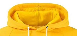 2024 derniers pulls à capuche pour hommes couleur noire et jaune sweat à capuche Hip Pop avec impression de logo de conception personnalisée et options de taille - Product Image 4