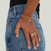 Pulsera de Cadena Rolo con Dijes, Cadena Fina y Elegante, Accesorio Duradero y con Estilo - Product Image 3