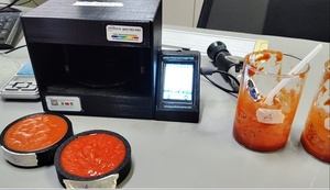 2025 Sensegood Colorímetro electrónico Espectrofotómetro de control de calidad para pruebas de plástico Máquina de helados OEM India - Product Image 2