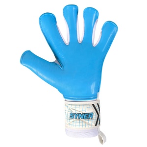 Professional Soccer Goalkeeper Gloves with Adjustable Wrist <b>Strap</b> and Latex <b>Finger</b> Protection - Product Image 2