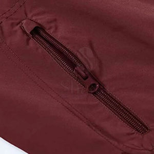 Chaqueta universitaria acolchada de alta calidad para hombre, ropa deportiva Bomber larga de algodón con cuello en V, tela de punto teñida, talla XL de otoño - Product Image 6