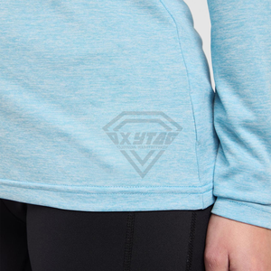 High Quality Solid Color Short Sleeve Blank Latest Style Women Shirts / Custom Logo Fashionable Female Women <b>Long</b> Sleeve <b>Tshirts</b> - Product Image 5