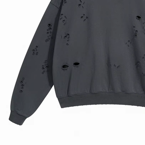 เสื้อมีฮู้ดผ้าฝ้าย100% น้ำหนักมากสำหรับผู้ชายเสื้อฮู้ดผ้าฝ้ายระบายอากาศได้ดีสไตล์วินเทจสำหรับผู้ชายและเป็นมิตรกับสิ่งแวดล้อมสำหรับทุกเพศ - Product Image 4