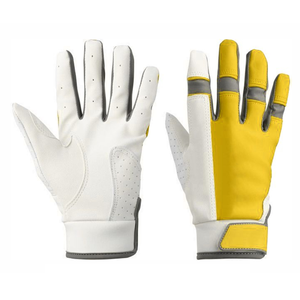 Custom High Quality Professional Baseball Batting Gloves Ambidextrous Design Hook Loop Closure Customizable Options for Men - Product Image 4