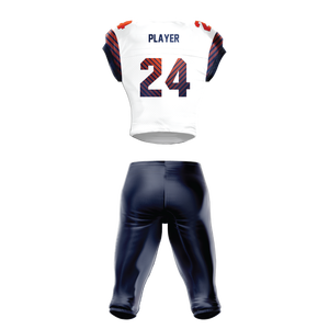 Conjuntos de ropa deportiva de talla grande para hombre, camiseta de fútbol americano bordada personalizada, pantalones cortos transpirables, novedad de verano, venta al por mayor - Product Image 2