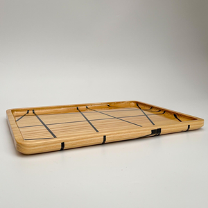 Plateau en résine et bois époxy personnalisable de haute qualité, écologique, fait à la main, plateau de service moderne pour les collations, le thé, le café et la décoration - Product Image 2