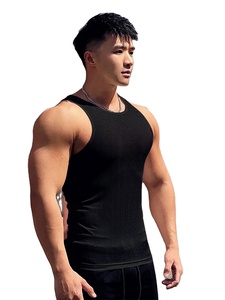 Conjunto de Camiseta sin Mangas de Algodón y Pantalones Cortos de Mezclilla, Conjunto de 2 Piezas de Jeans Cortos de Mezclilla Estilo Urbano para Hombre - Product Image 5