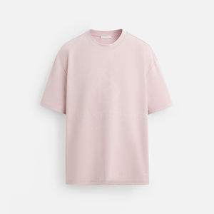 Vente en gros 100% coton 230g T-shirts pour hommes grande taille épais et surdimensionnés en polyester/coton vierge tricoté avec logo personnalisé OEM/ODM - Product Image 1