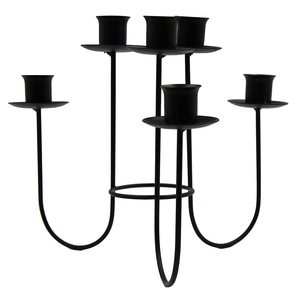 Bougeoir en fil métallique à deux têtes en forme de coeur Décoratif Tendance Design Impressionnant Décor de table d'éclairage Bougeoir à deux têtes en vrac - Product Image 3