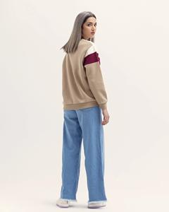 Nueva llegada Sudadera larga para mujer con logotipo personalizado Jersey de hombro caído en diferentes estilos - Product Image 2