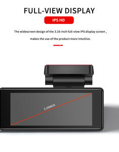 كاميرا مراقبة ليلية للسيارة <span class=keywords><strong>3</strong></span> بوصات مع نظام GPS وكاميرا بانورامية بزاوية 140 درجة للسيارة تعمل بنظام أندرويد - Product Image 4