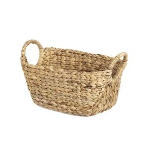 Vente en gros de 100% paniers de rangement en jacinthe d'eau naturelle OEM conteneurs de stockage multifonctionnels flexibles et durables pour la maison - Product Image 6