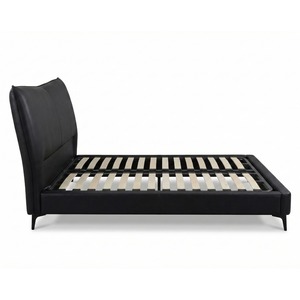 เตียงผู้ใหญ่, เตียงควีนไซส์หุ้มเบาะ, เฟอร์นิเจอร์ห้องนอน, เตียงคิงไซส์, เตียงโรงแรม, เตียงผ้าลินินทันสมัยสำหรับพื้นที่ขนาดเล็ก - Product Image 4