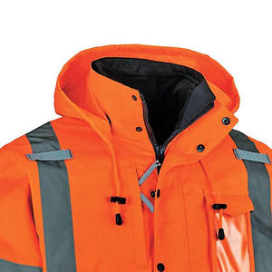 2025 gran oferta para hombre de alta visibilidad 4 en 1 chaqueta de bombardero abrigo de seguridad reflectante ropa reflectante Oem mujeres hombres reflectante - Product Image 6